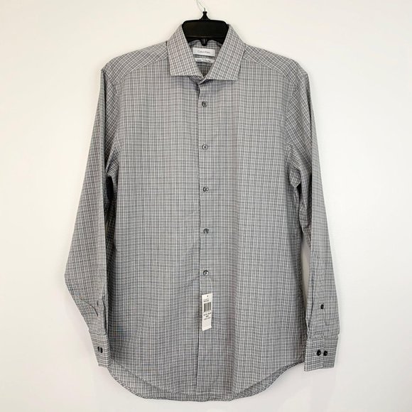 Calvin Klein NWT Sz L Slim fit 2PK Men Shirt stret - Picture 4 of 12